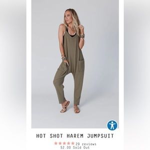 Three Bird Nest Hot Shot Harem Jumpsuit